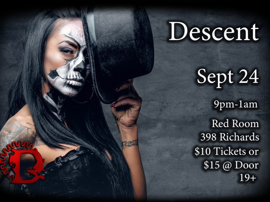 Descent club night September 24, 2023 at Red Room Vancouver
