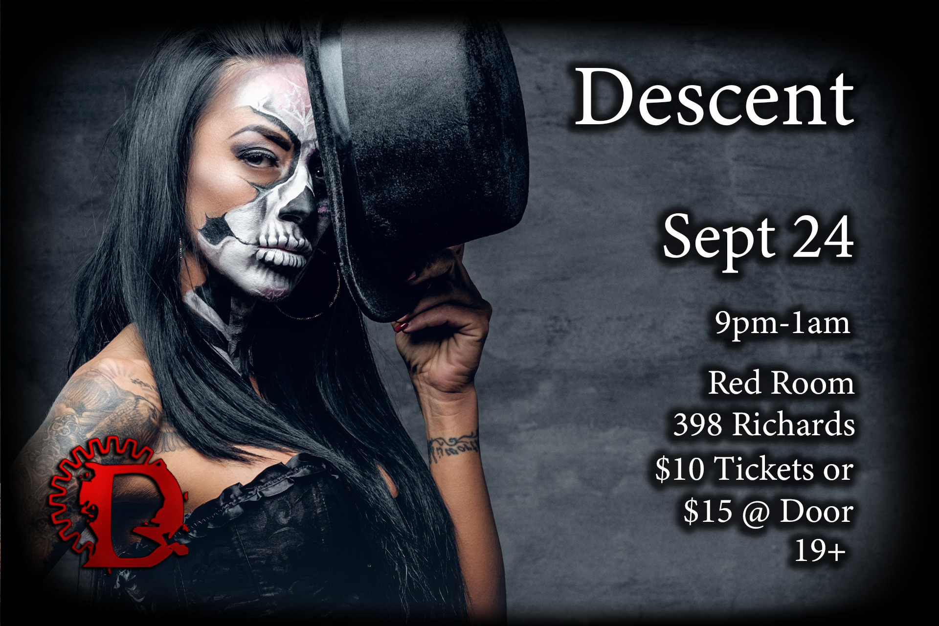 Descent club night September 24, 2023 at Red Room Vancouver