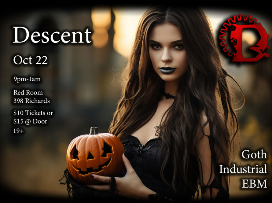 Descent Halloween event October 22, 2023 at Red Room Vancouver