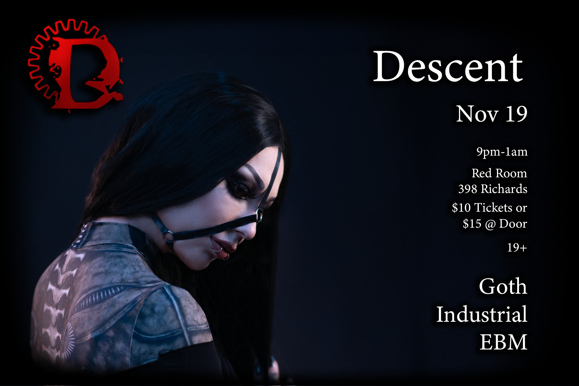 Vancouver Descent event November 19, 2023 at Red Room Vancouver