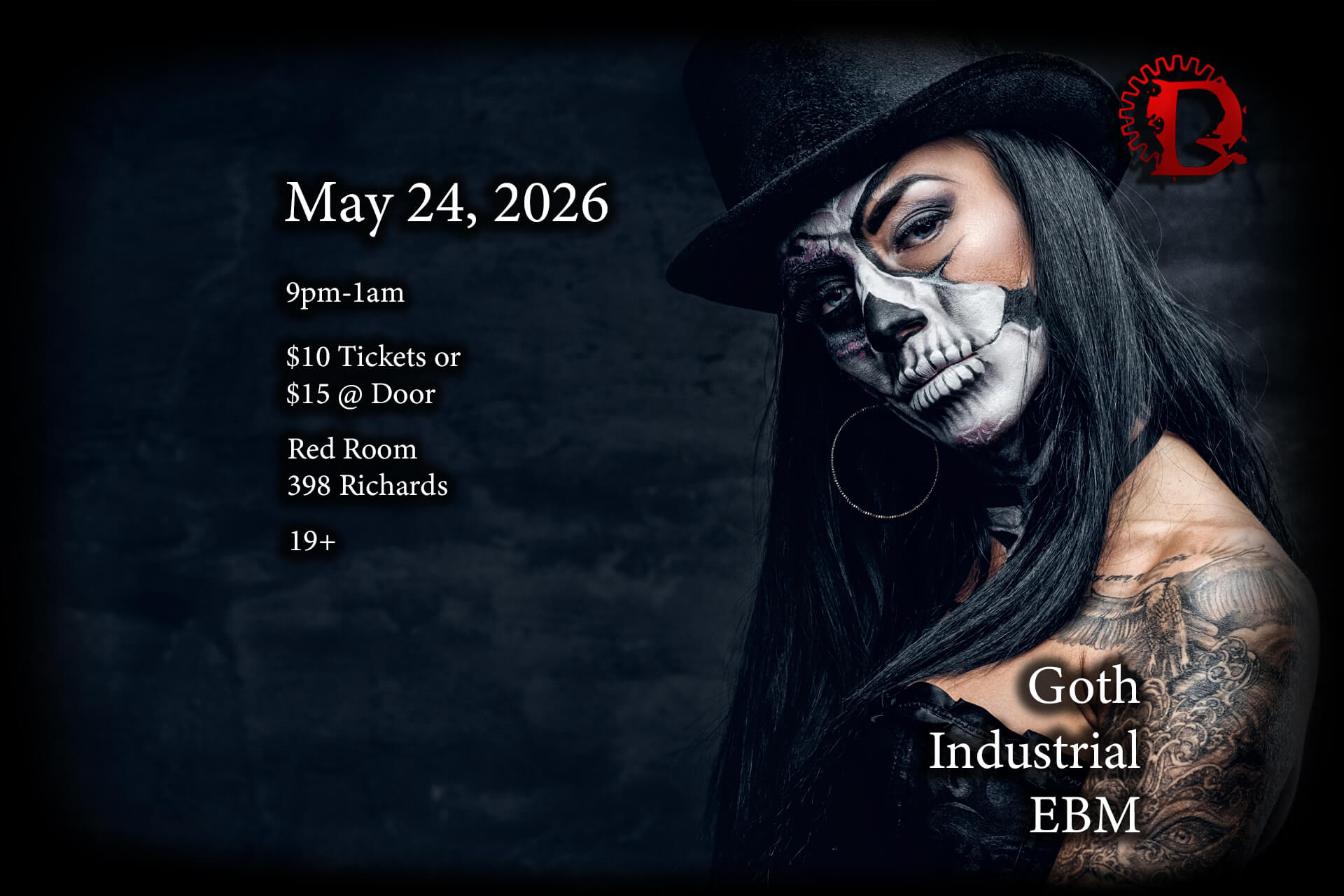 Vancouver Descent May 24, 2026 poster for event at the Red Room